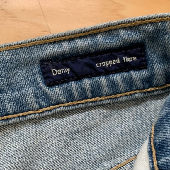 Citizens Of Humanity Demi Cropped Flare Jeans Premium Vintage High Rise Size 23 - Picture 7 of 9